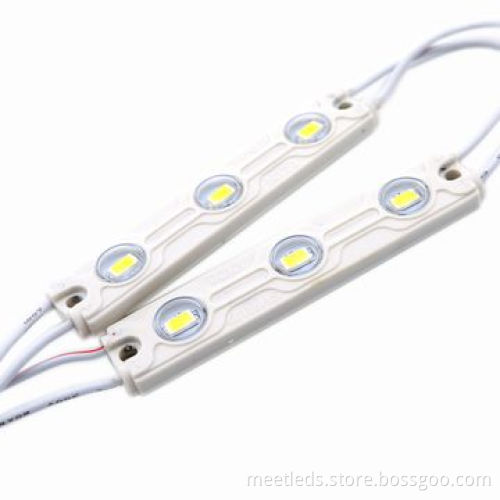 3pcs SMD5730 12V DC Waterproof IP65 Rectangle LED Injection Module Lights with 3-year Warranty
